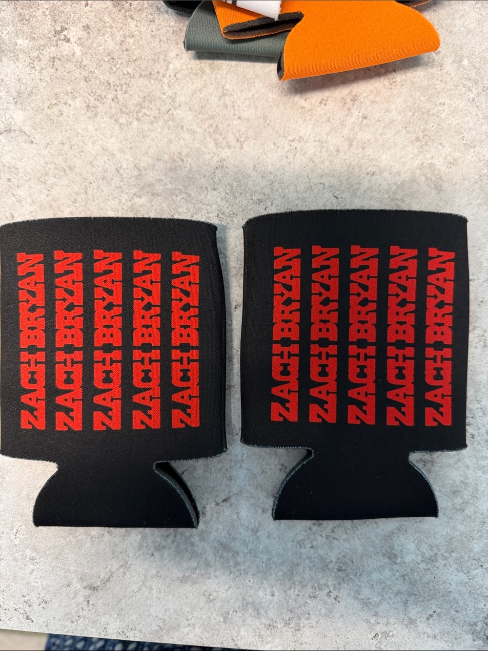 Zach Bryan Burn, Burn, Burn Tour Koozie | Official 2023 Concert Merch | set of 2